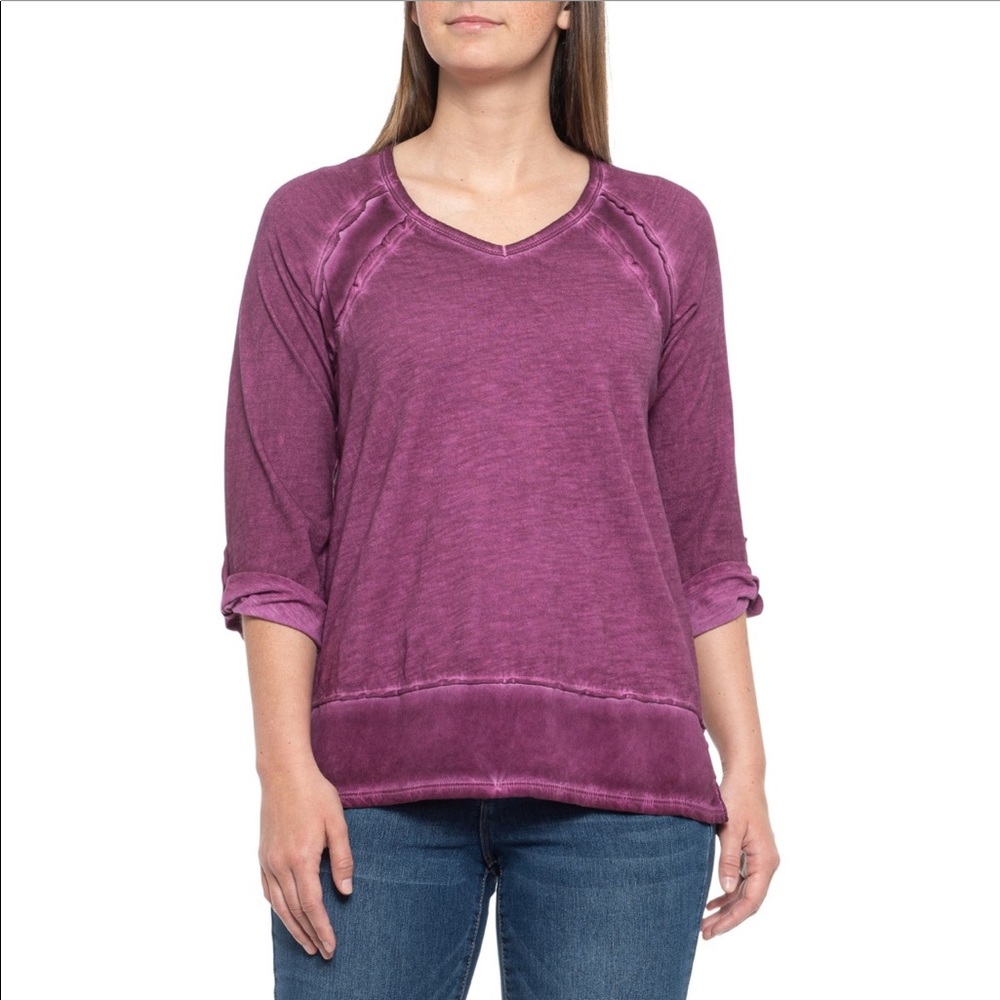 Neon Buddha Lotus Flower Shirt - 3/4 Sleeve Shirt